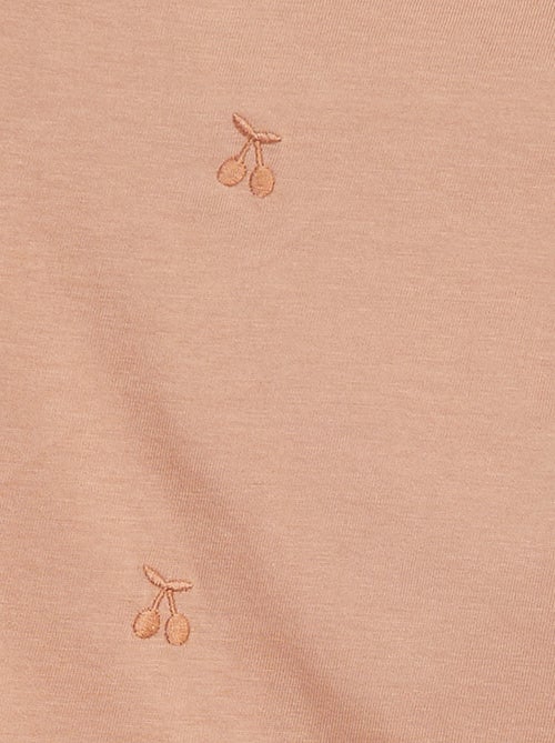 T-shirt con motivi ricamati - Kiabi