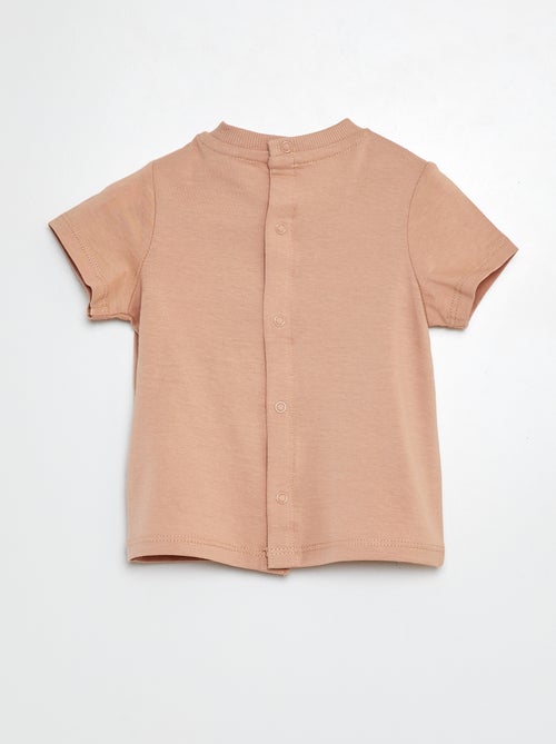 T-shirt con motivi ricamati - Kiabi