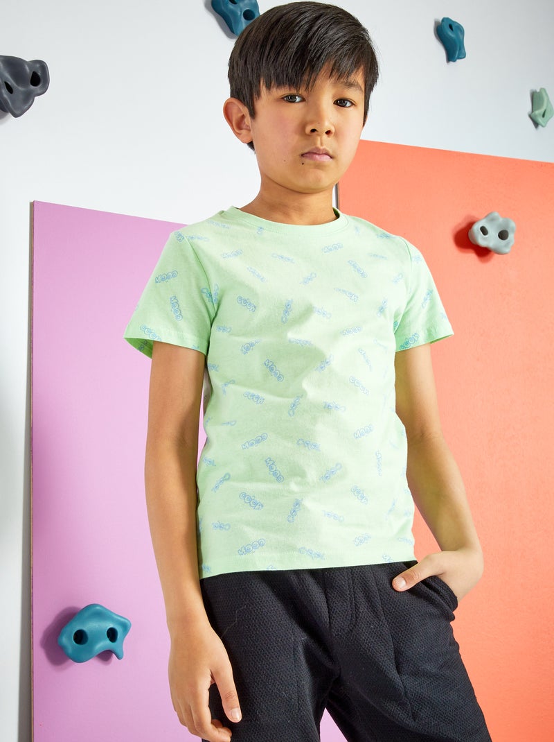 T-shirt con motivo VERDE - Kiabi