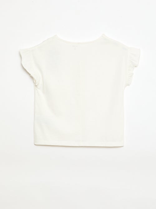 T-shirt con nodi decorativi - Kiabi