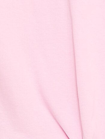 T-shirt con nodo in vita