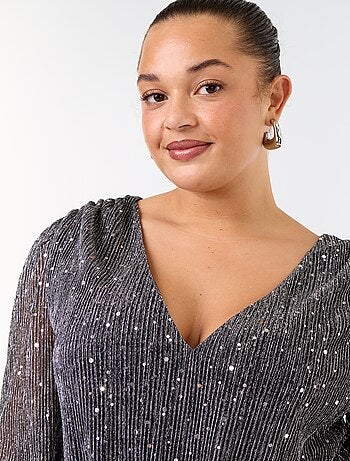 T-shirt con paillettes