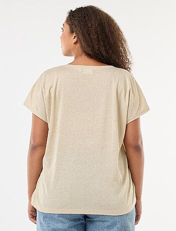 T-shirt con paillettes 'Only Carmakoma'