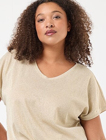 T-shirt con paillettes 'Only Carmakoma'