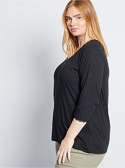 T-shirt con pizzo - Kiabi