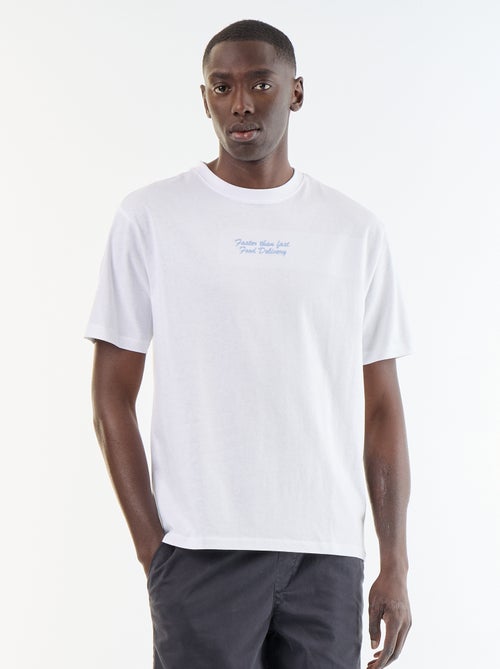 T-shirt con ricami a maniche corte - Kiabi T-shirt con ricami a maniche corte - Kiabi