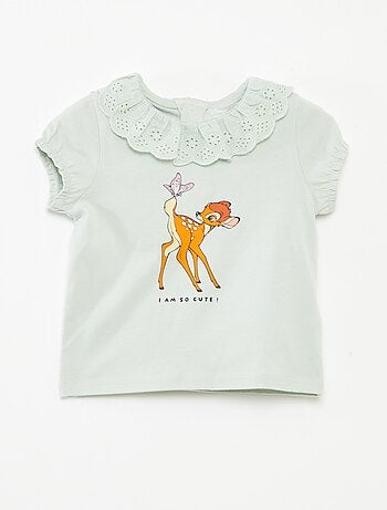 T-shirt con ricamo a punto inglese 'Minou'