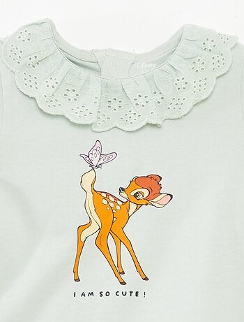 T-shirt con ricamo a punto inglese 'Minou'