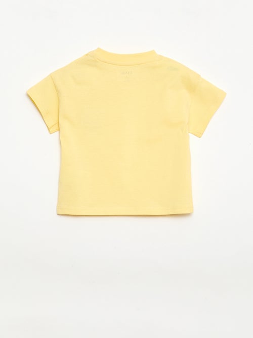 T-shirt con ricamo sul petto - Kiabi