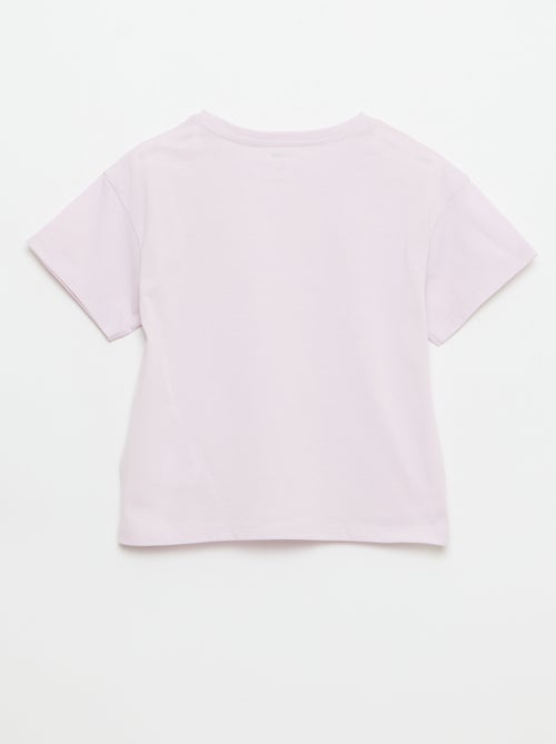 T-shirt con ricamo sul petto - Kiabi