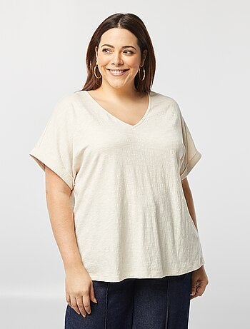 T-shirt con schiena macramé