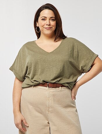 T-shirt con schiena macramé