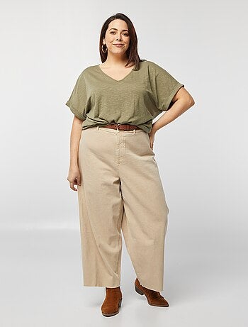 T-shirt con schiena macramé