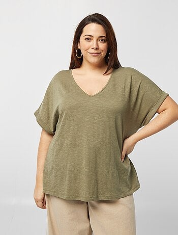 T-shirt con schiena macramé