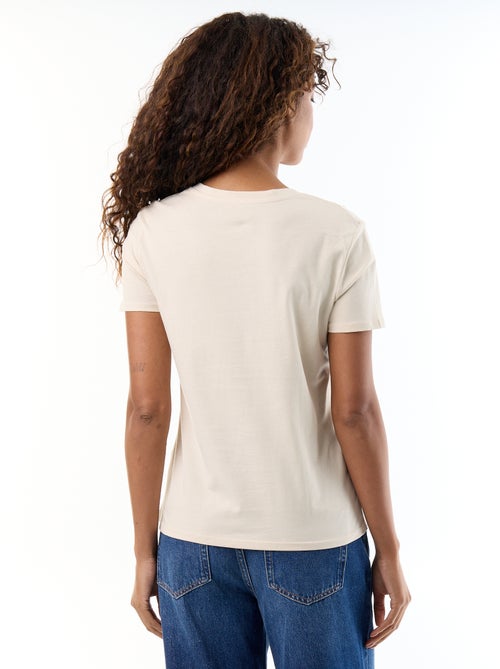 T-shirt con scollo a V - Kiabi T-shirt con scollo a V - Kiabi