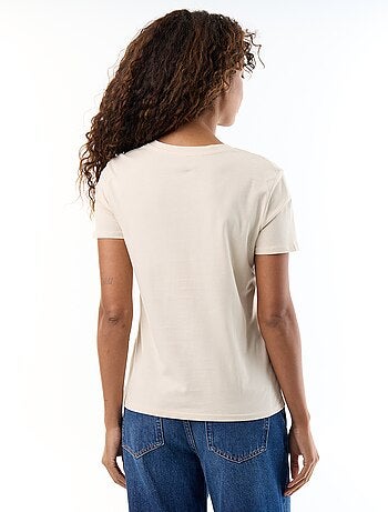 T-shirt con scollo a V