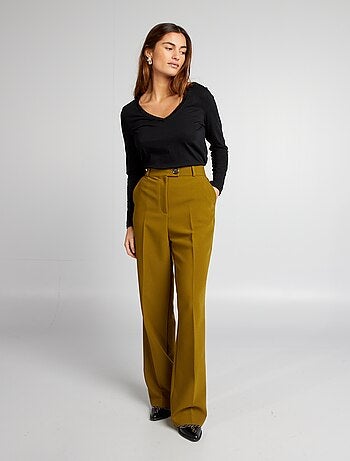 T-shirt con scollo a V