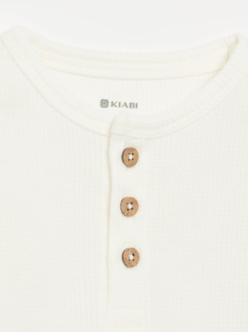 T-shirt con scollo alla tunisina - Kiabi