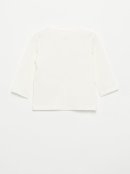 T-shirt con scollo alla tunisina - Kiabi