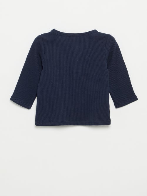 T-shirt con scollo alla tunisina - Kiabi