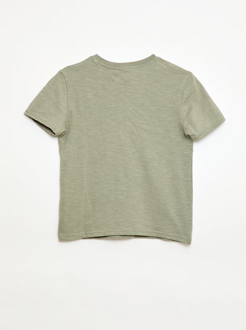 T-shirt con scollo alla tunisina - Kiabi