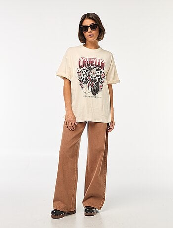 T-shirt con scollo tondo 'Cattivi' di 'Disney'
