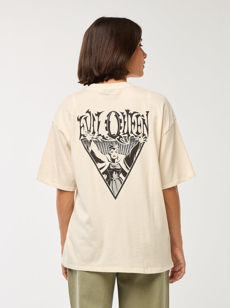 T-shirt con scollo tondo 'Cattivi' di 'Disney' Bianco - Kiabi