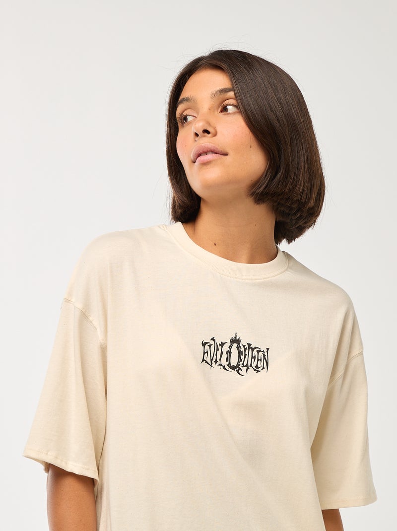 T-shirt con scollo tondo 'Cattivi' di 'Disney' Bianco - Kiabi