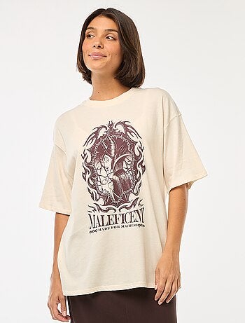 T-shirt con scollo tondo 'Cattivi' di 'Disney'