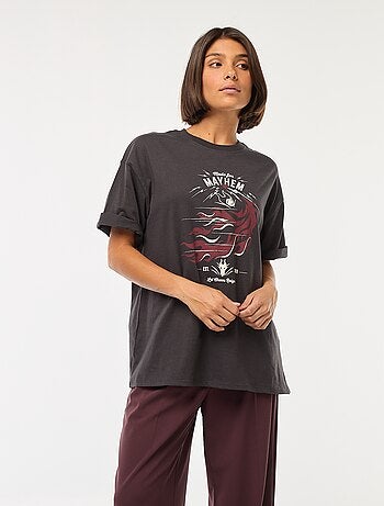T-shirt con scollo tondo 'Cattivi' di 'Disney'