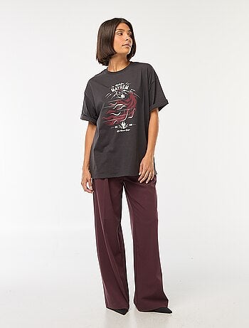 T-shirt con scollo tondo 'Cattivi' di 'Disney'