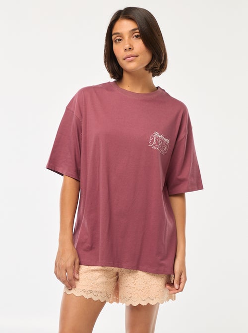 T-shirt con scollo tondo 'Cattivi' di 'Disney' - Kiabi