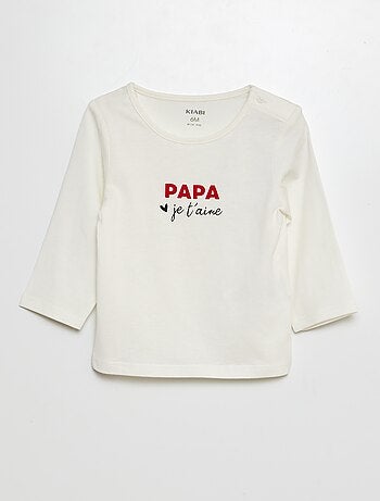T-shirt con scritta