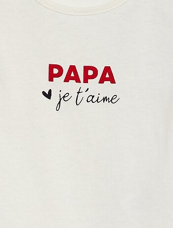 T-shirt con scritta