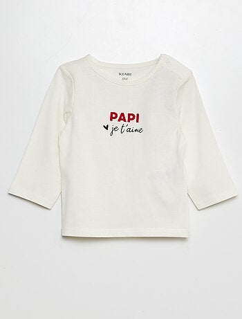 T-shirt con scritta