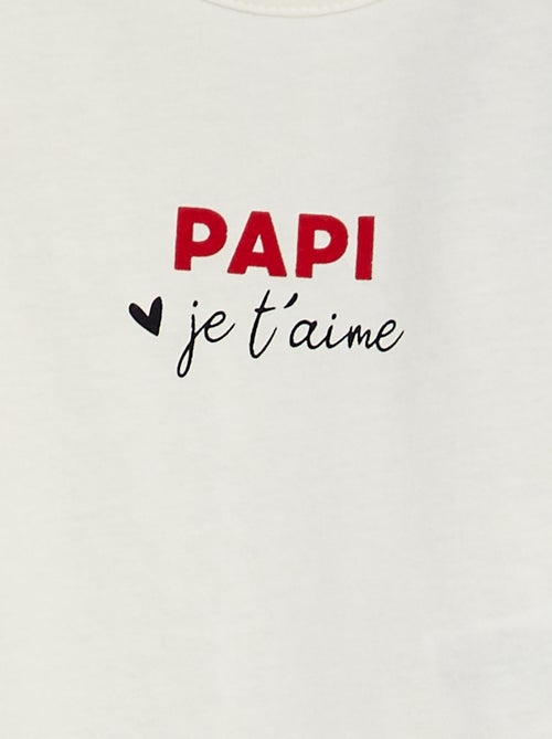 T-shirt con scritta - Kiabi