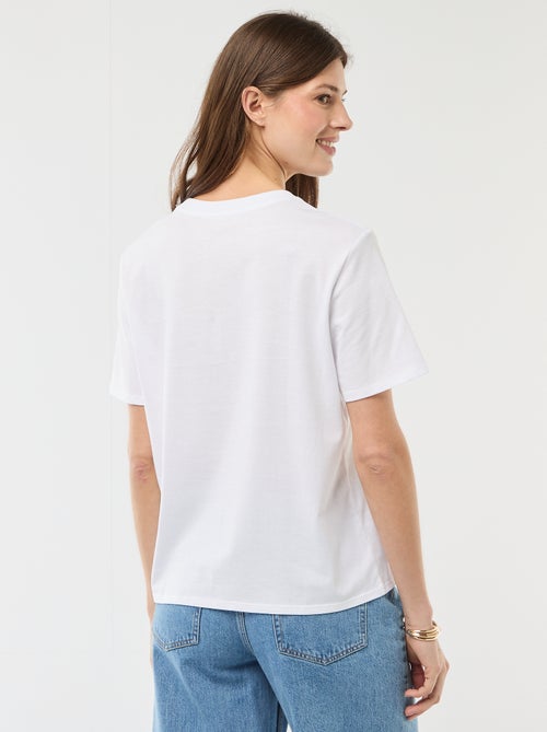 T-shirt con scritta EVJF - Kiabi