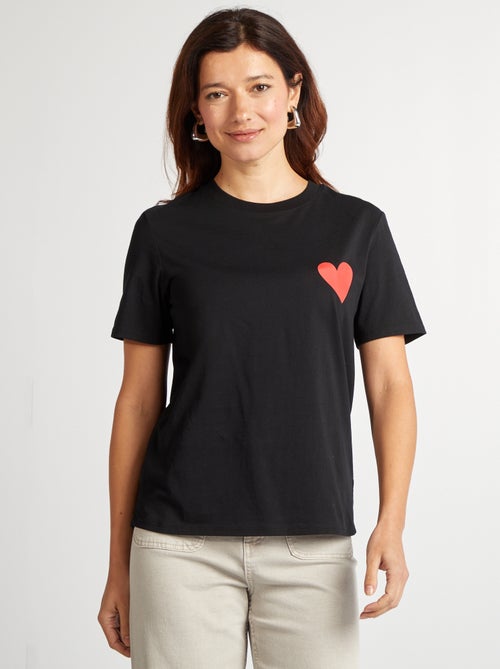 T-shirt con scritta EVJF - Kiabi