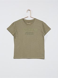 T-shirt con scritta - Kiabi