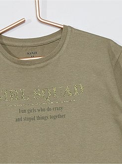 T-shirt con scritta - Kiabi