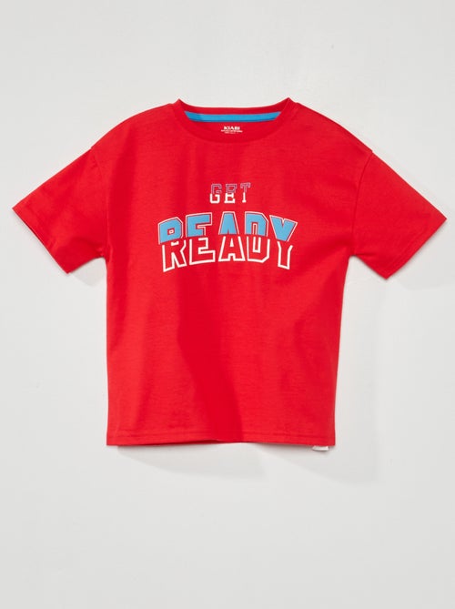 T-shirt con scritta - Kiabi
