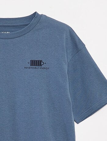 T-shirt con scritta stampata