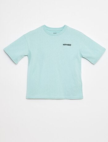 T-shirt con scritta stampata