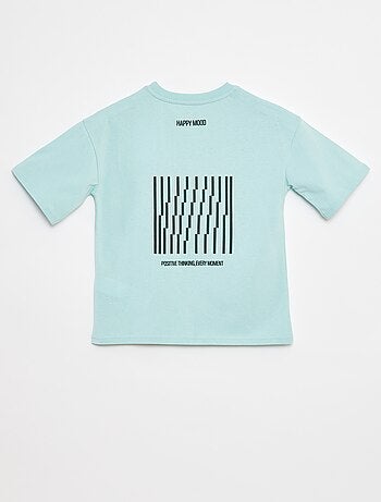 T-shirt con scritta stampata
