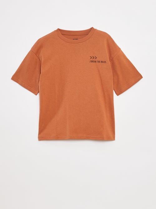T-shirt con scritta stampata - Kiabi