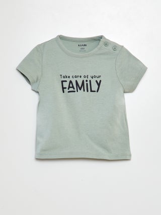 T-shirt con scritta