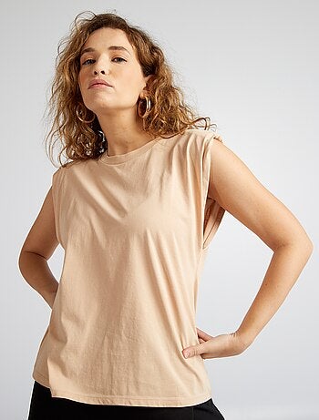 T-shirt 'fratello maggiore' - BEIGE - Kiabi - 4.00€