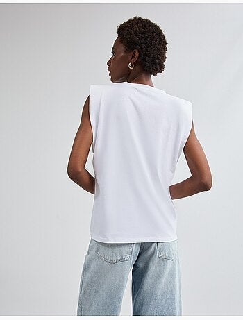 T-shirt con spalline, mo fashion