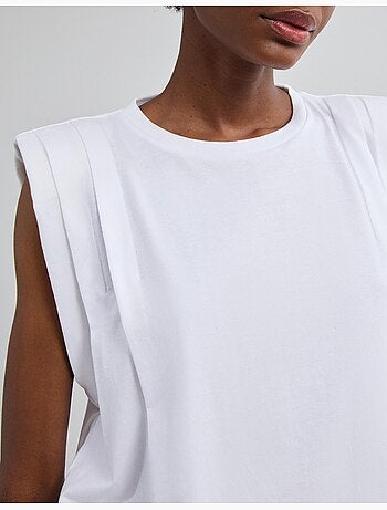 T-shirt con spalline, mo fashion