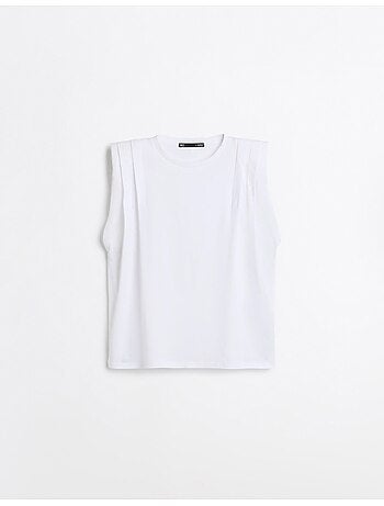 T-shirt con spalline, mo fashion